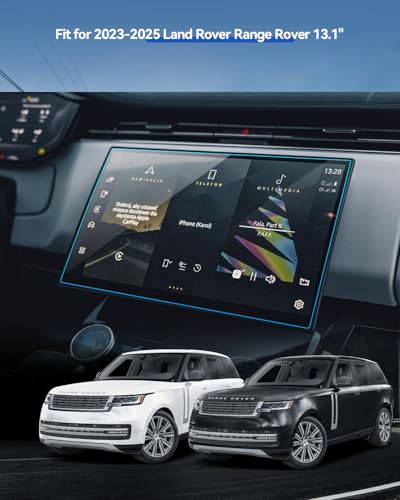 Range Rover Car Screen Protector for 2023 2024 2025 2026 Land Rover Range Rover (SE/Autobiography/First Edition/SV) Accessories Navigation Nano Screen Protector Cover HD Clear 13.1''-2pcs